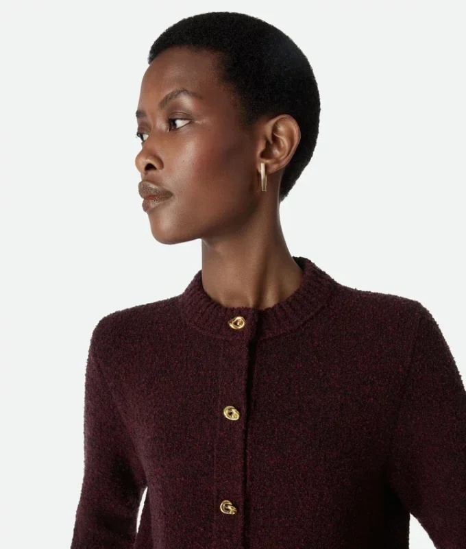 Wool Boucla Cardigan