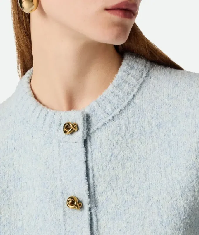Wool Boucla Cardigan