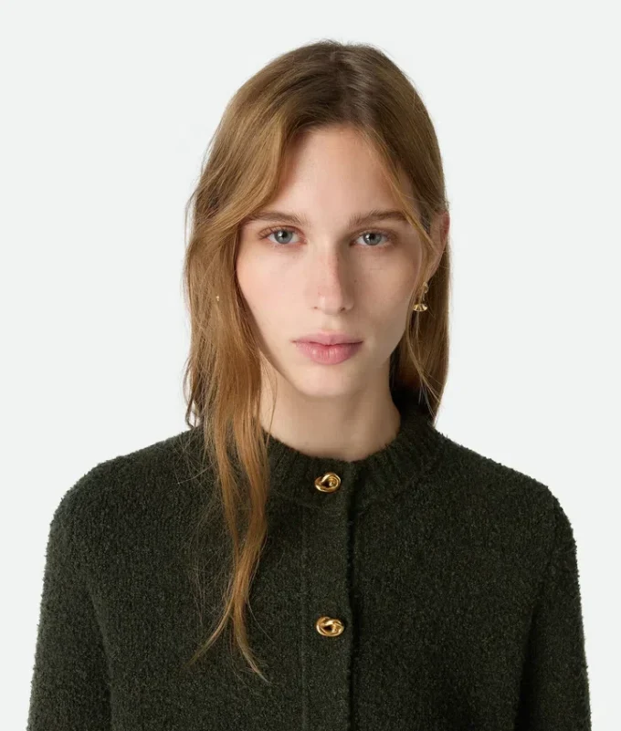 Wool Boucla Cardigan