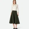 Wool Boucla Skirt