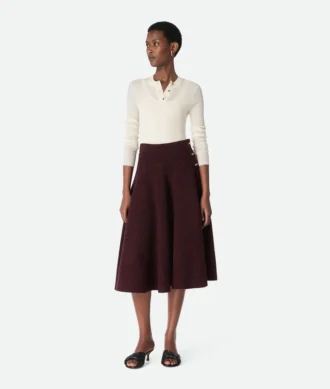 Wool Boucla Skirt