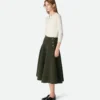 Wool Boucla Skirt