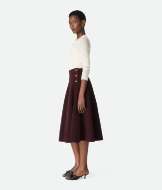 Wool Boucla Skirt