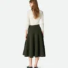 Wool Boucla Skirt