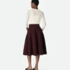 Wool Boucla Skirt