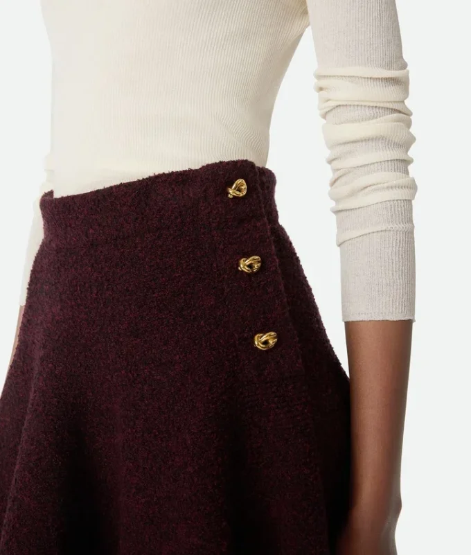 Wool Boucla Skirt