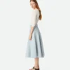 Wool Boucle Skirt