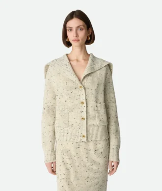 Wool English Rib Cardigan