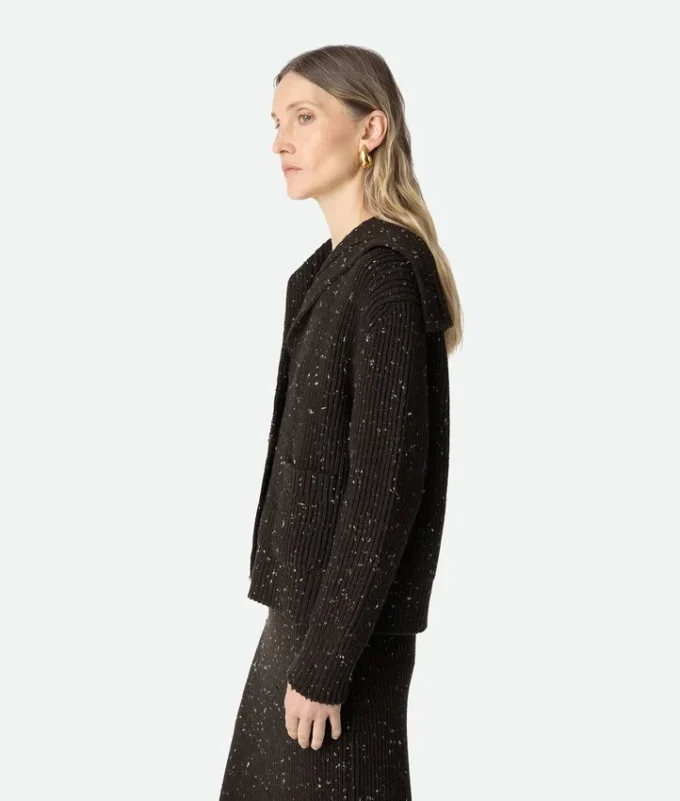 Wool English Rib Cardigan