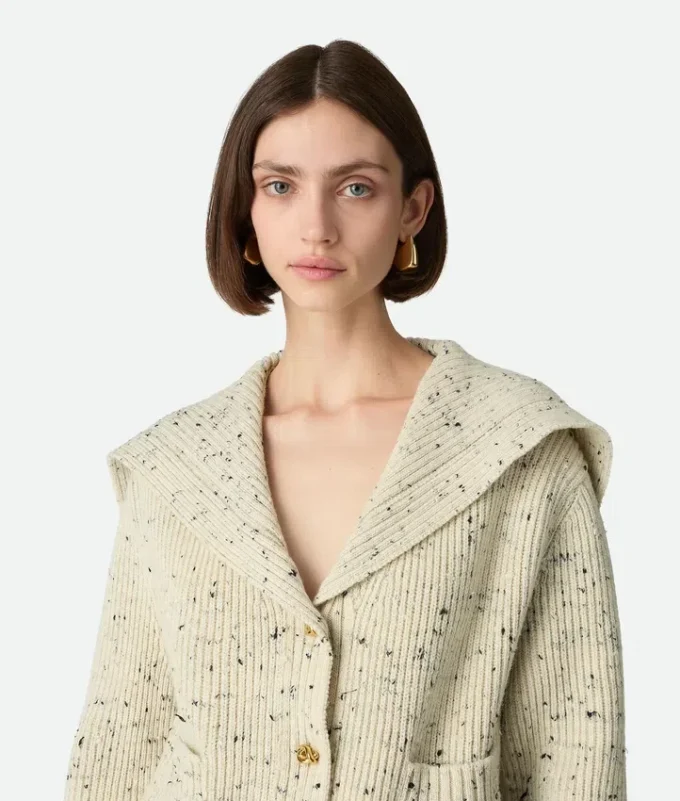 Wool English Rib Cardigan