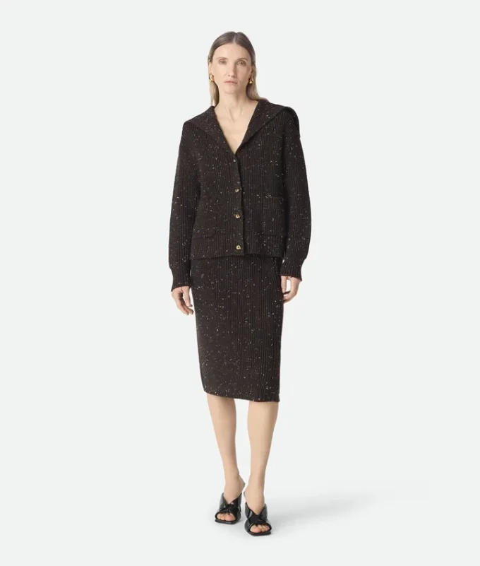 Wool English Rib Cardigan