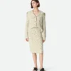 Wool English Rib Skirt