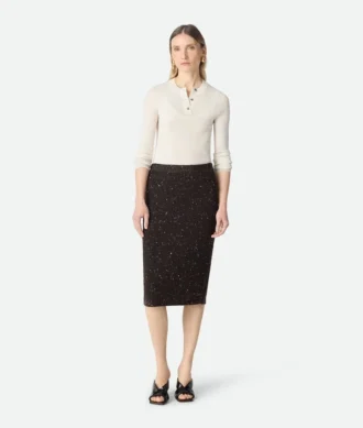 Wool English Rib Skirt