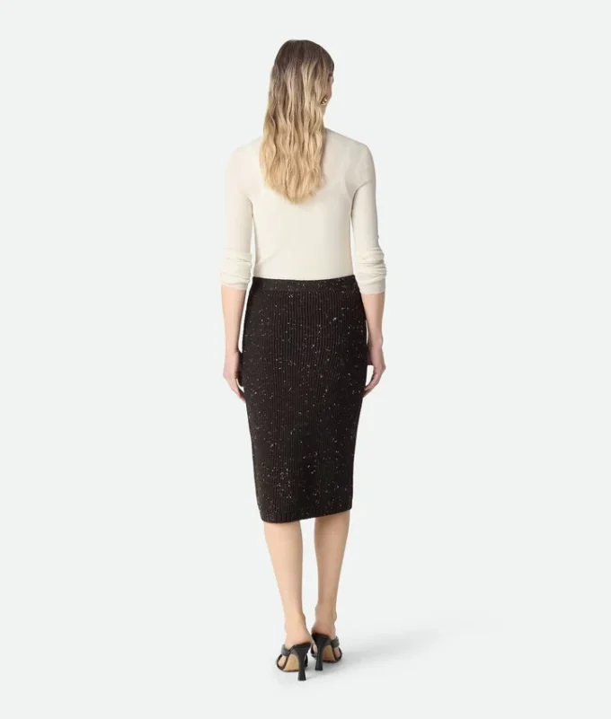 Wool English Rib Skirt