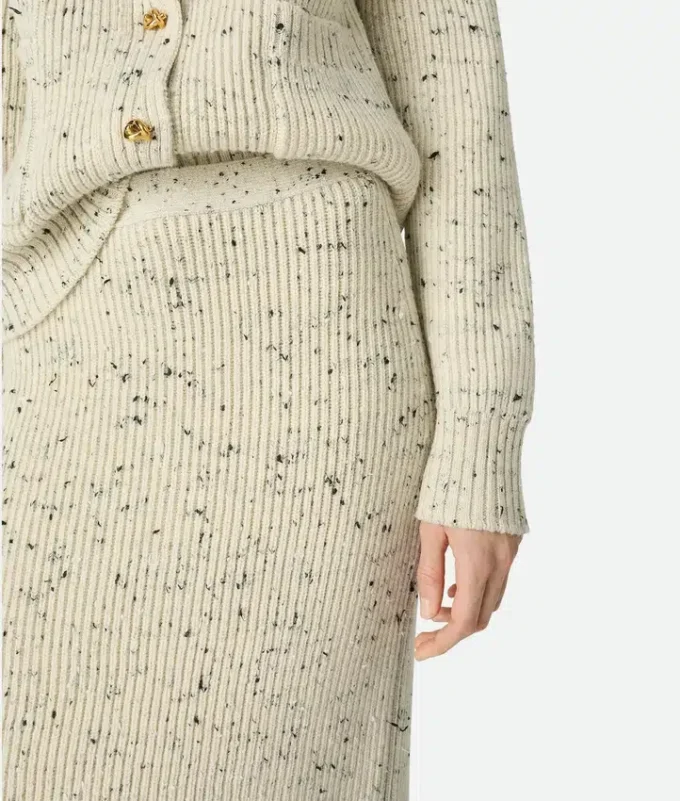 Wool English Rib Skirt