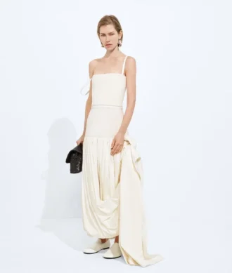Wool Gabardine Dress