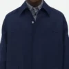 Wool Grain De Poudre Blouson