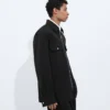 Wool Grain De Poudre Overshirt