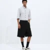 Wool Grain De Poudre Shorts