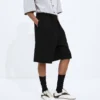 Wool Grain De Poudre Shorts