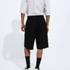 Wool Grain De Poudre Shorts