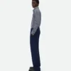 Wool Grain De Poudre Trousers