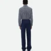 Wool Grain De Poudre Trousers