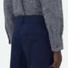 Wool Grain De Poudre Trousers