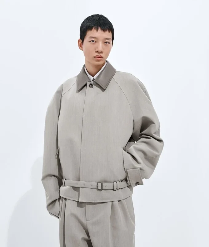 Wool Melange Blouson