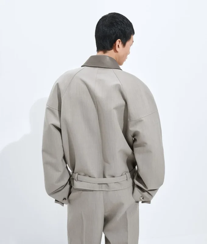 Wool Melange Blouson