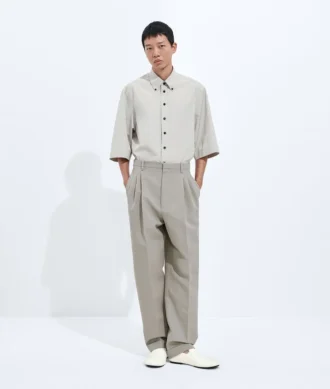 Wool Melange Pants