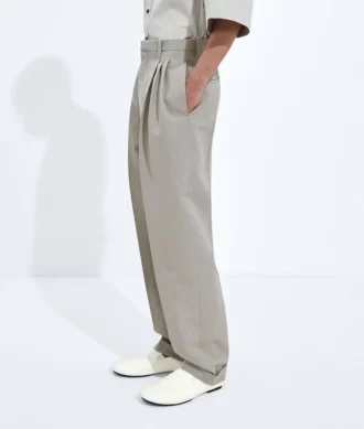 Wool Melange Pants
