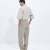 Wool Melange Pants