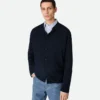Wool Rib Cardigan