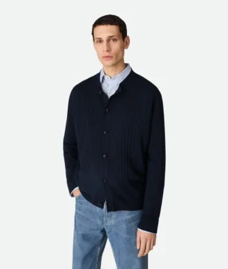 Wool Rib Cardigan
