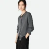 Wool Rib Cardigan