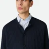 Wool Rib Cardigan