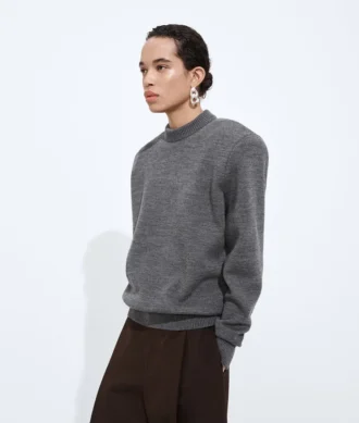 Wool Tailored Sweater