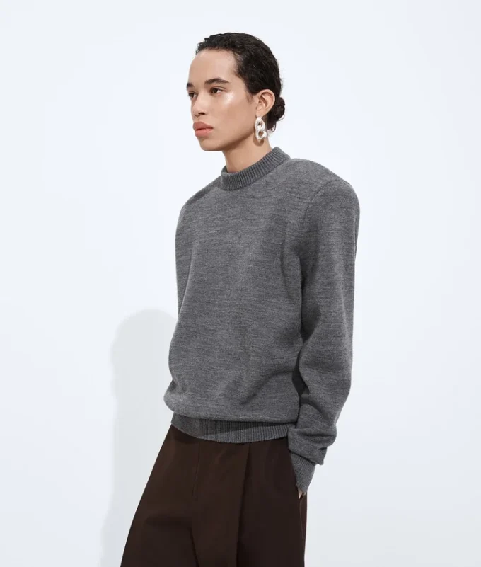 Wool Tailored Sweater