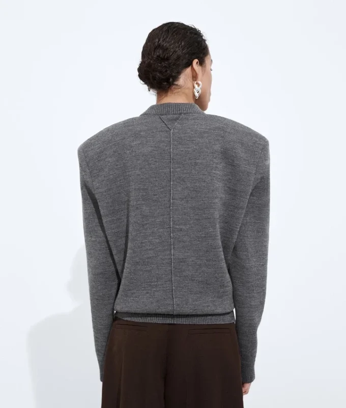 Wool Tailored Sweater