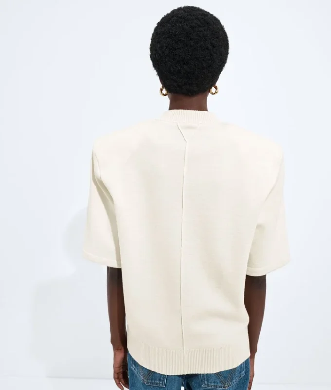 Wool Tailored Top