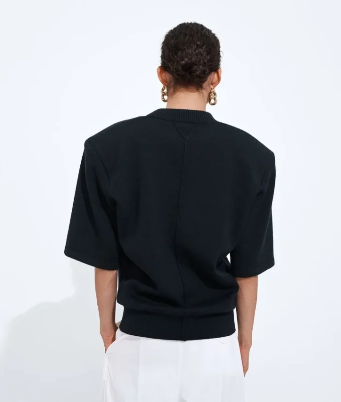 Wool Tailored Top