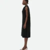 Wool Viscose Crepe Dress