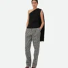 Wool Viscose Crepe Top