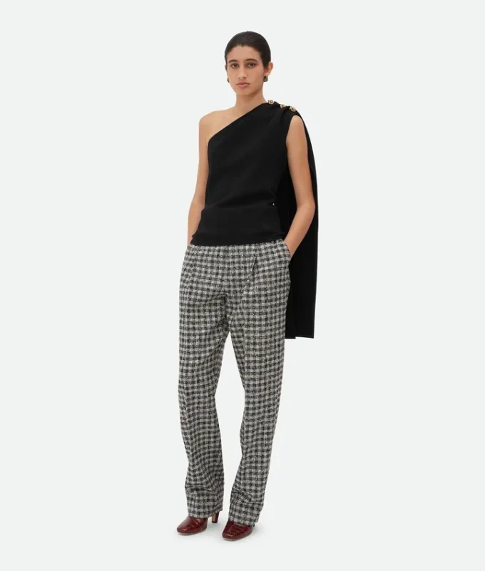 Wool Viscose Crepe Top