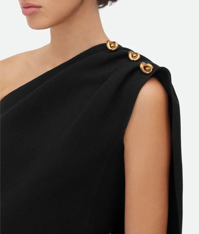 Wool Viscose Crepe Top